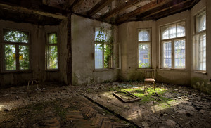 Forgotten century-old mansion. Gdańsk - Poland.